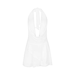 Chiffon Women's Clothing Sleeveless Halter Dress