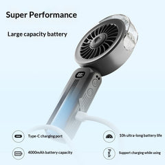 High-speed Foldable Handheld Fan