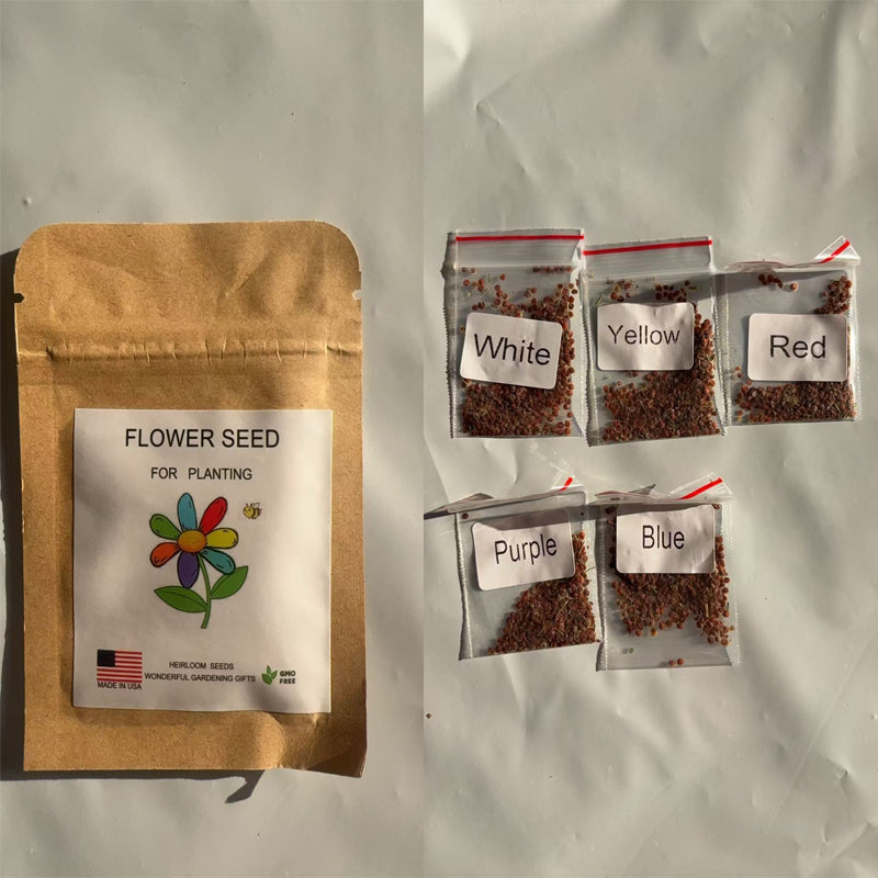 5 Colors Of Seeds,mix Creeping Mixed Climbing Plants,l000pts Family Seeds